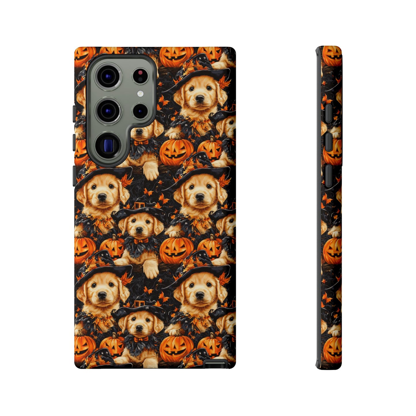 Happy Howl-O-Ween Golden Retriever Tough Case