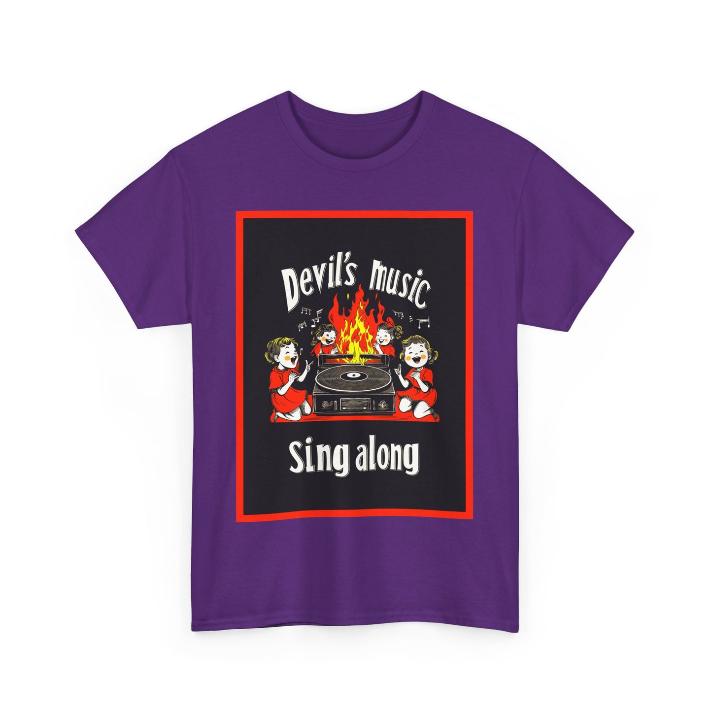 Devil's Music Unisex Heavy Cotton Tee