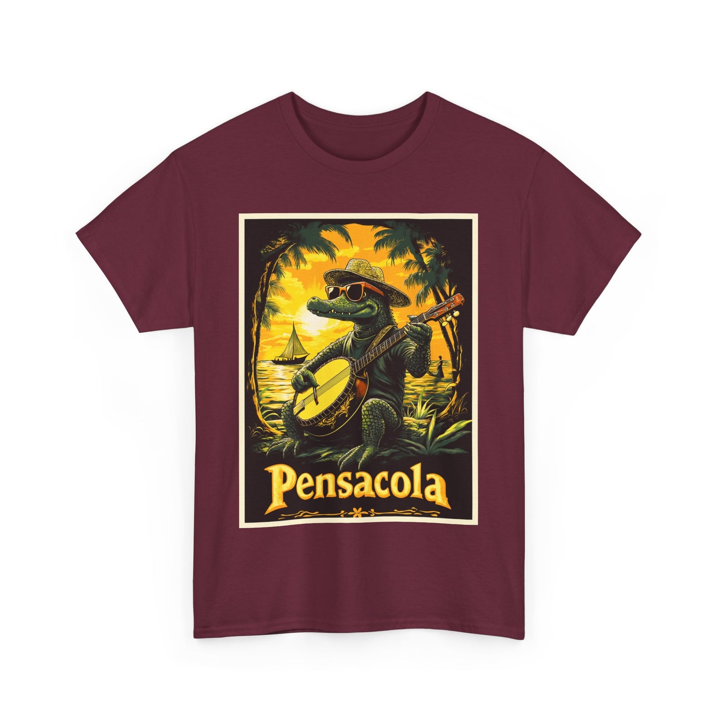 Pensacola gator Unisex Heavy Cotton Tee