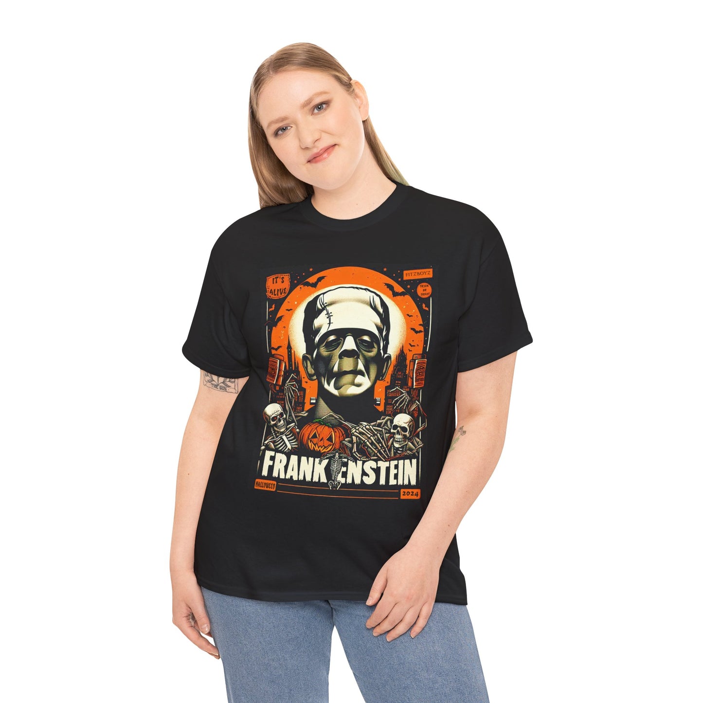 Fitzboyz 2024 halloween Exclusive Print Unisex Heavy Cotton Tee
