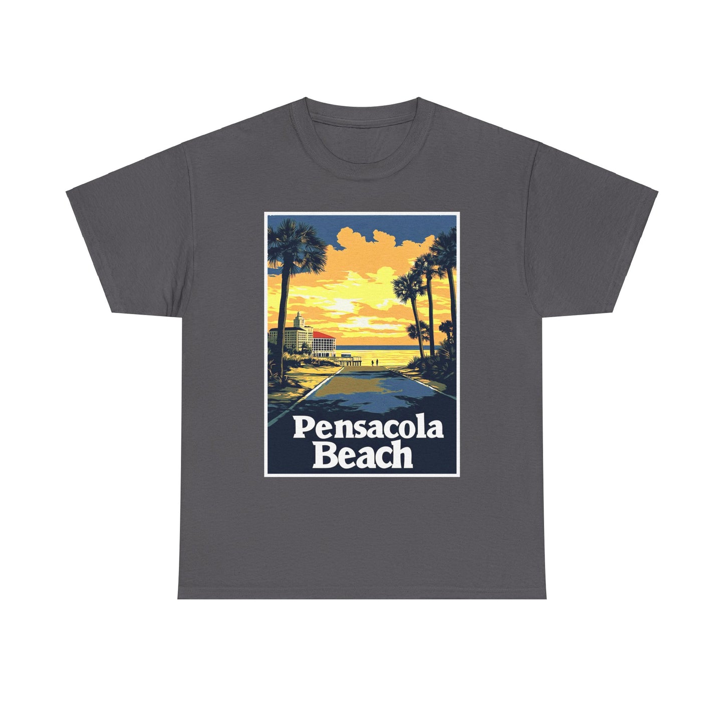 Pensacola Beach Unisex Heavy Cotton Tee