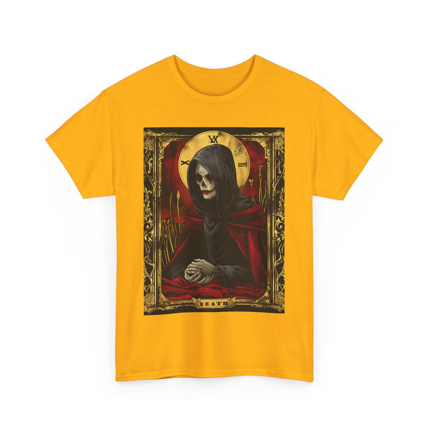 Fitzboyzprintz - Death Tarot Card Unisex Heavy Cotton Shirt
