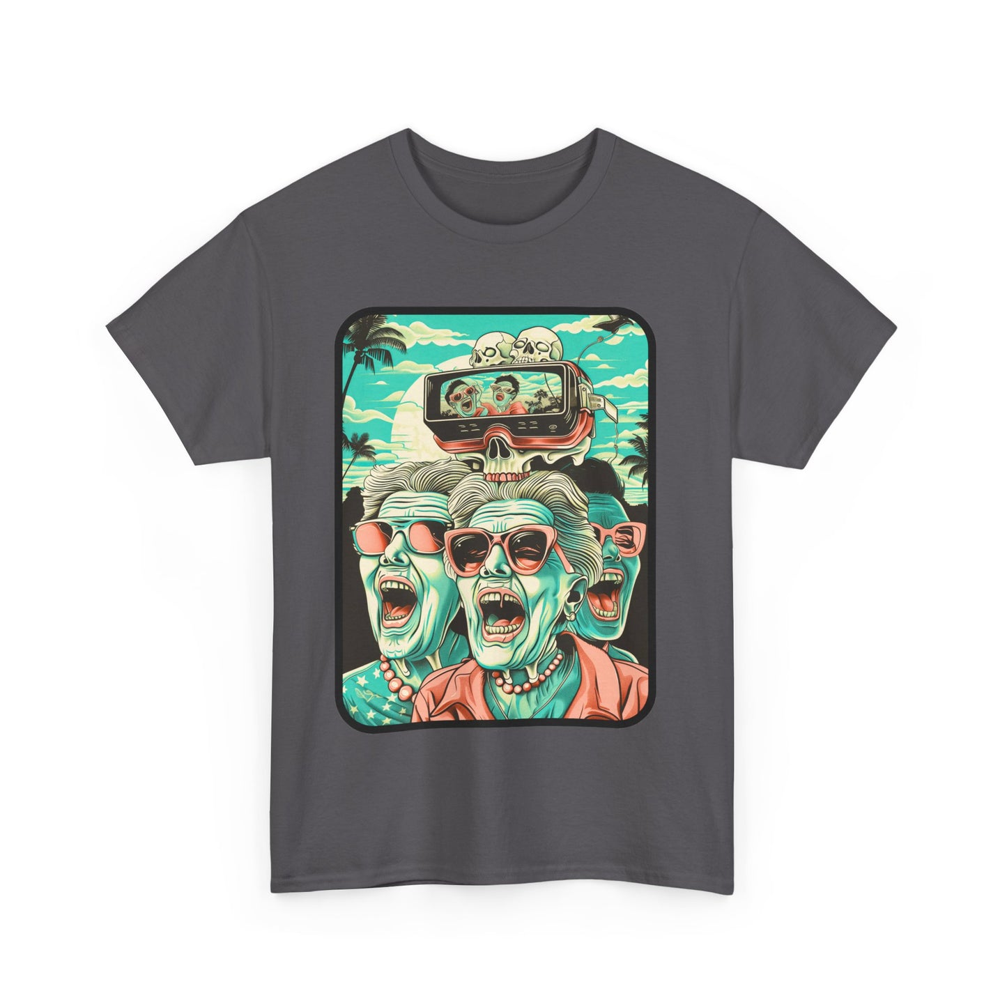 Fitzboyzprintz Granny Scream Squad Unisex Fashion Heavy Cotton Fabric Tee