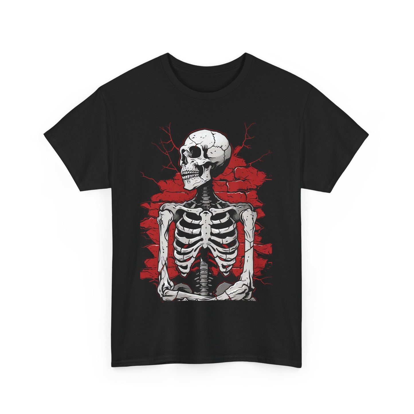 Skleton wall Unisex Heavy Cotton Tee