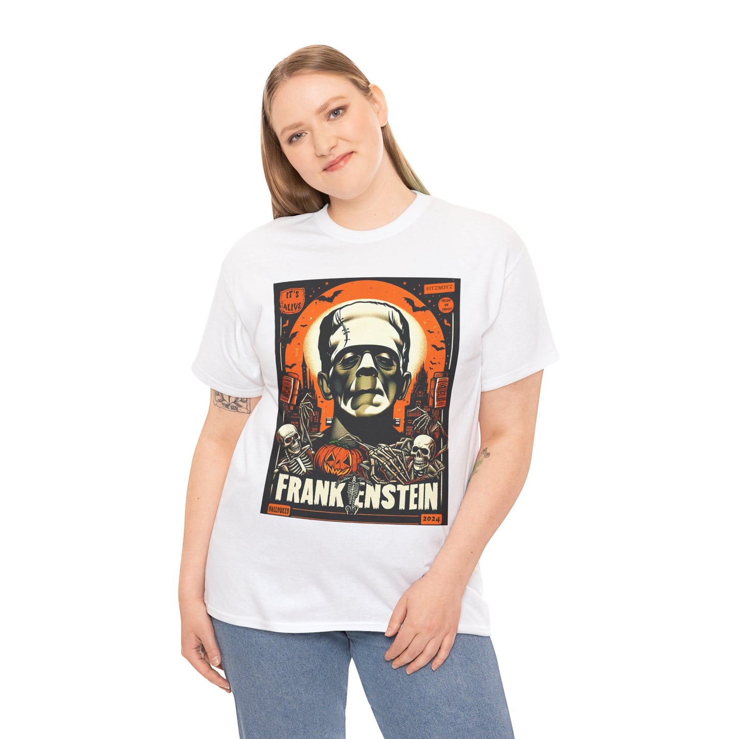 Fitzboyz 2024 halloween Exclusive Print Unisex Heavy Cotton Tee