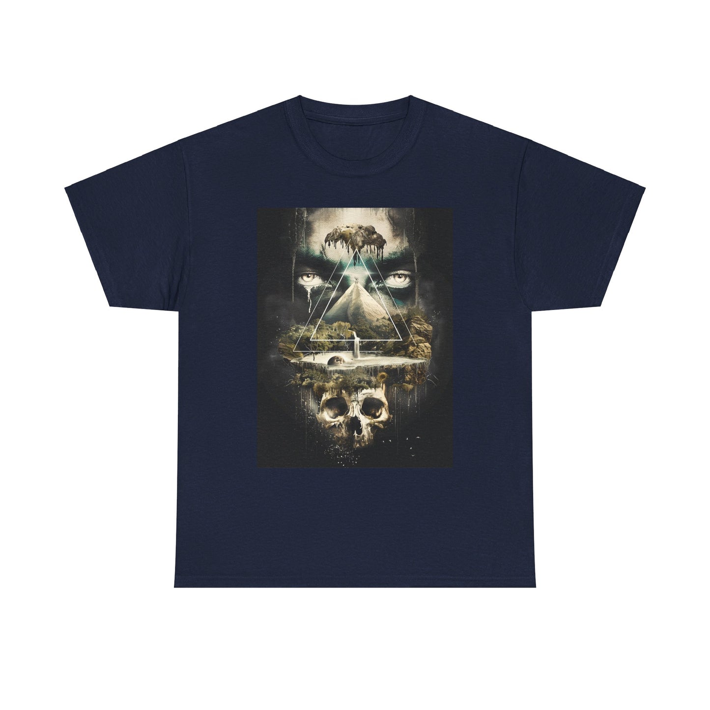 Fitzboyzprintz Eye Of The Illuminati Unisex Fashion Heavy Cotton Fabric Tee Shirt