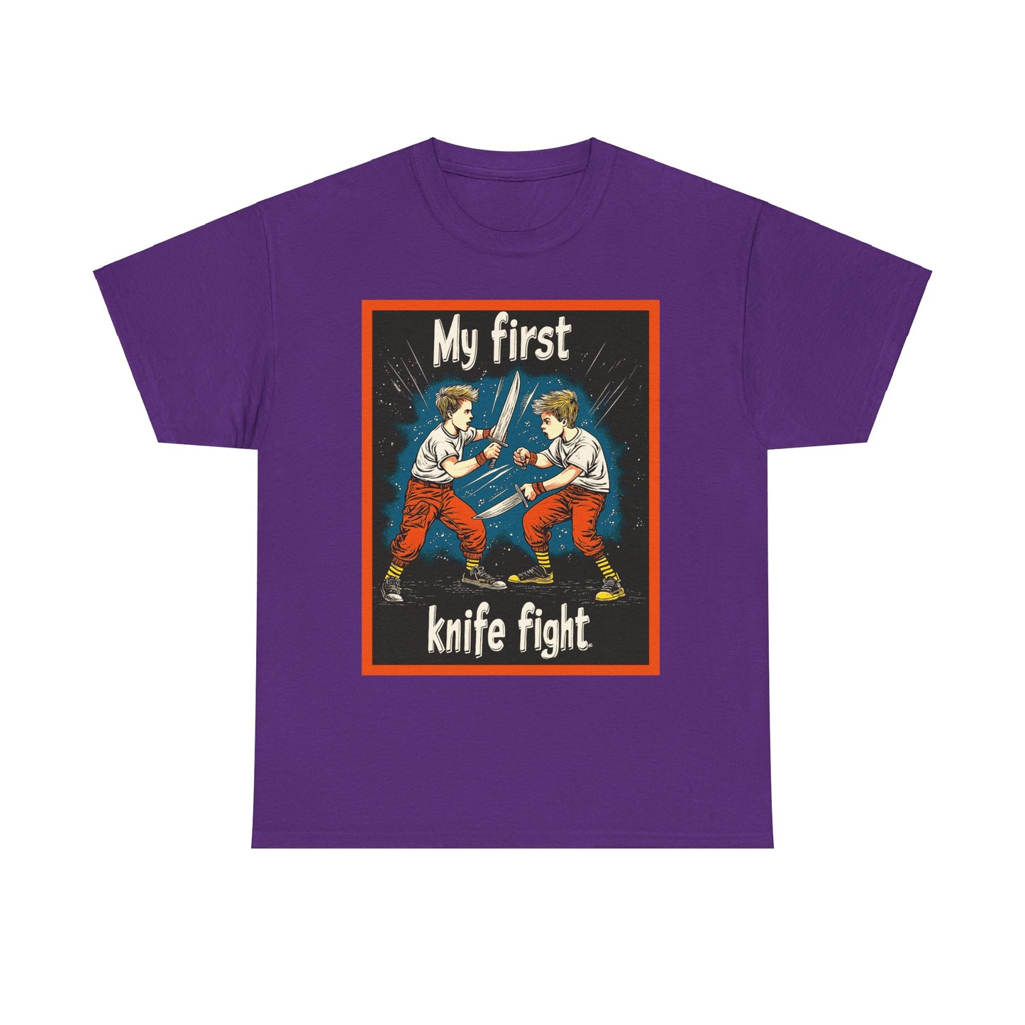 First Knife Fight Unisex Heavy Cotton Tee
