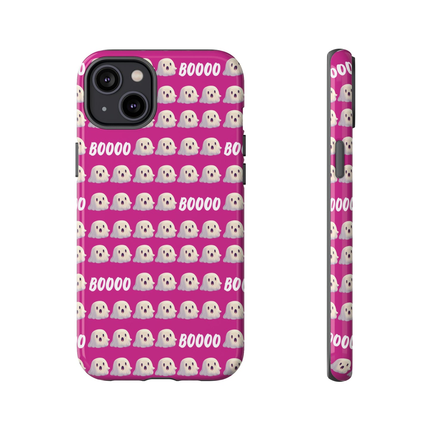 Pink Halloween Ghost Boos Tough Cases