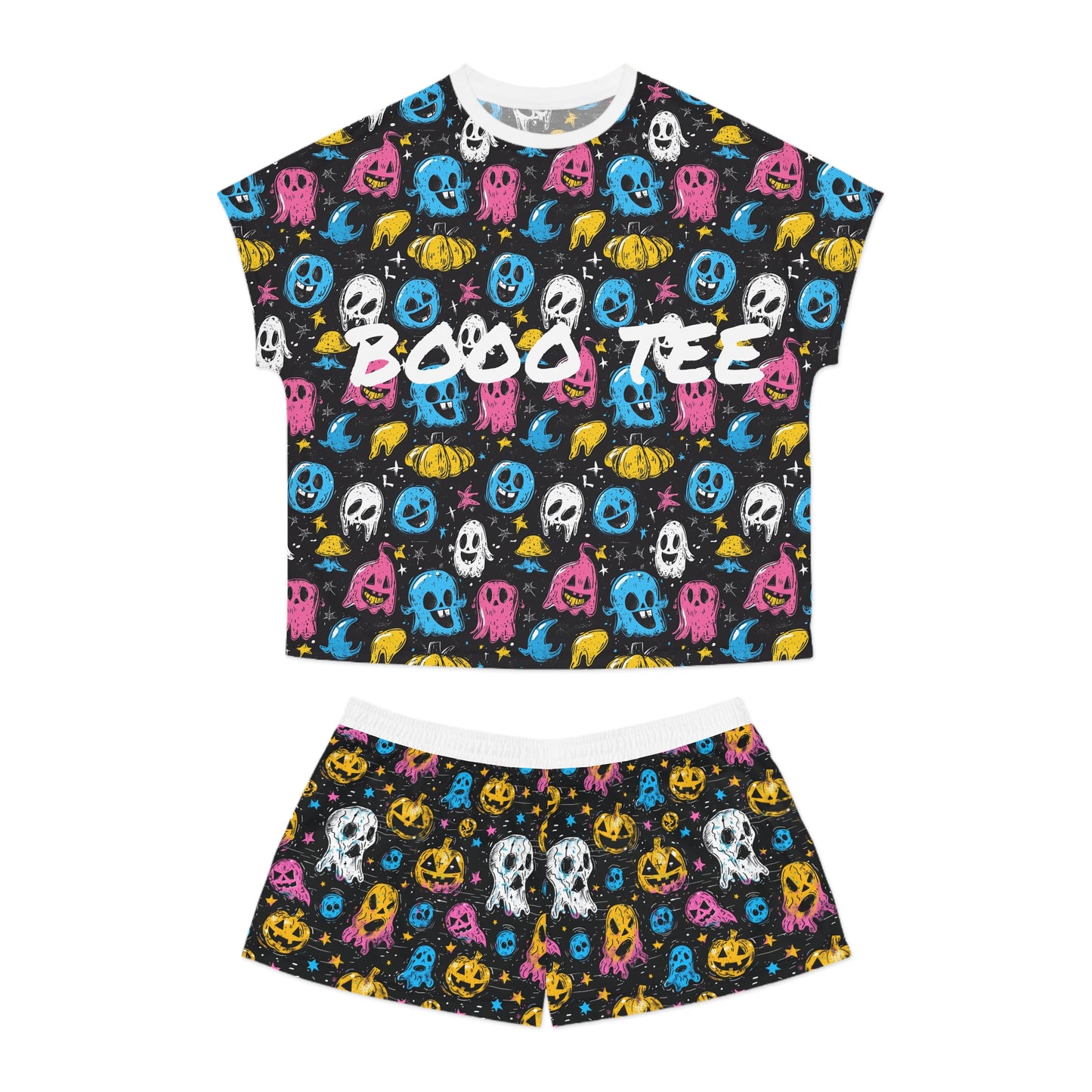 Boo Tee / Booty Women's Short Pajama Set