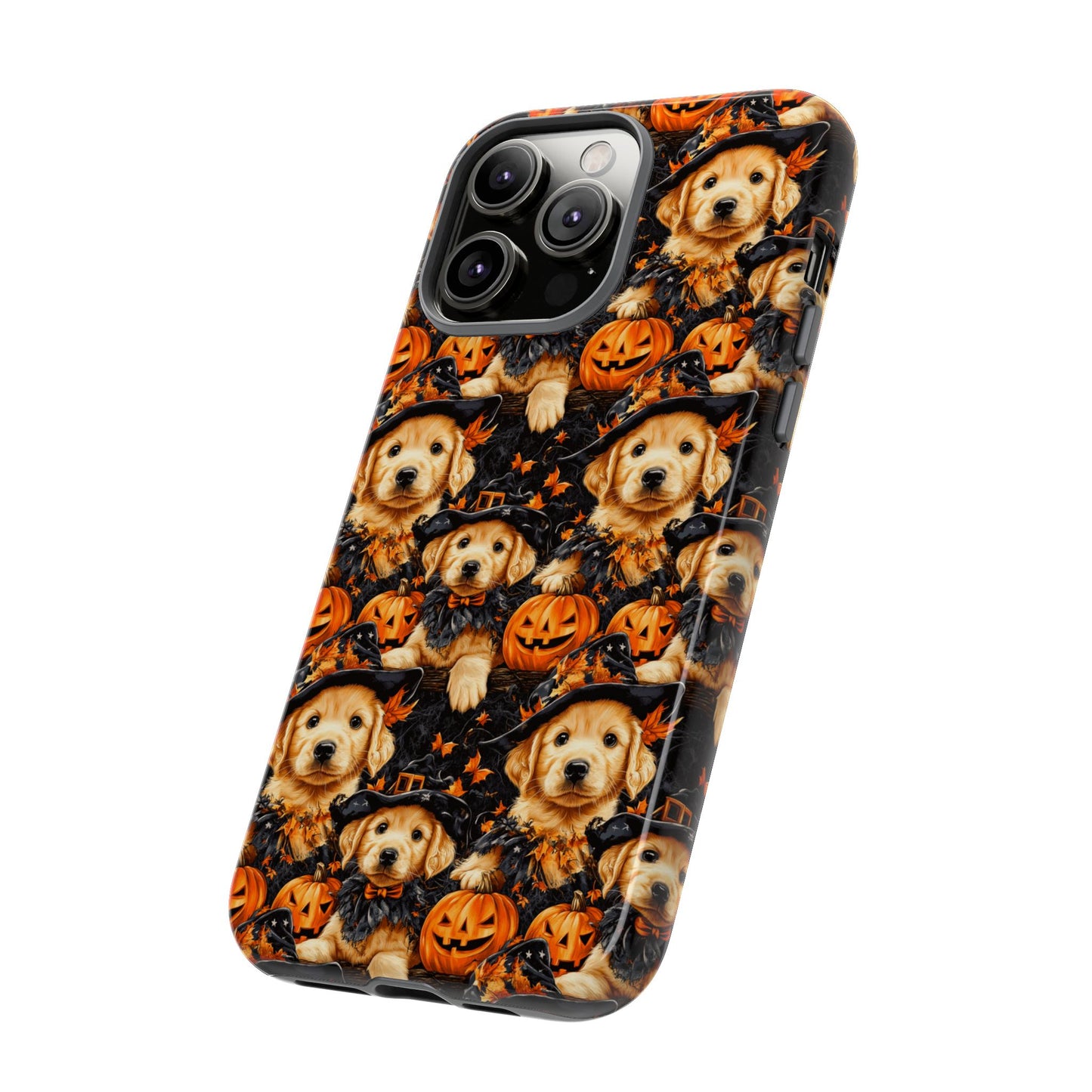 Happy Howl-O-Ween Golden Retriever Tough Case