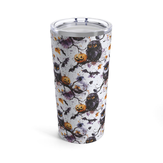Halloween Owl Pattern Tumbler 20oz
