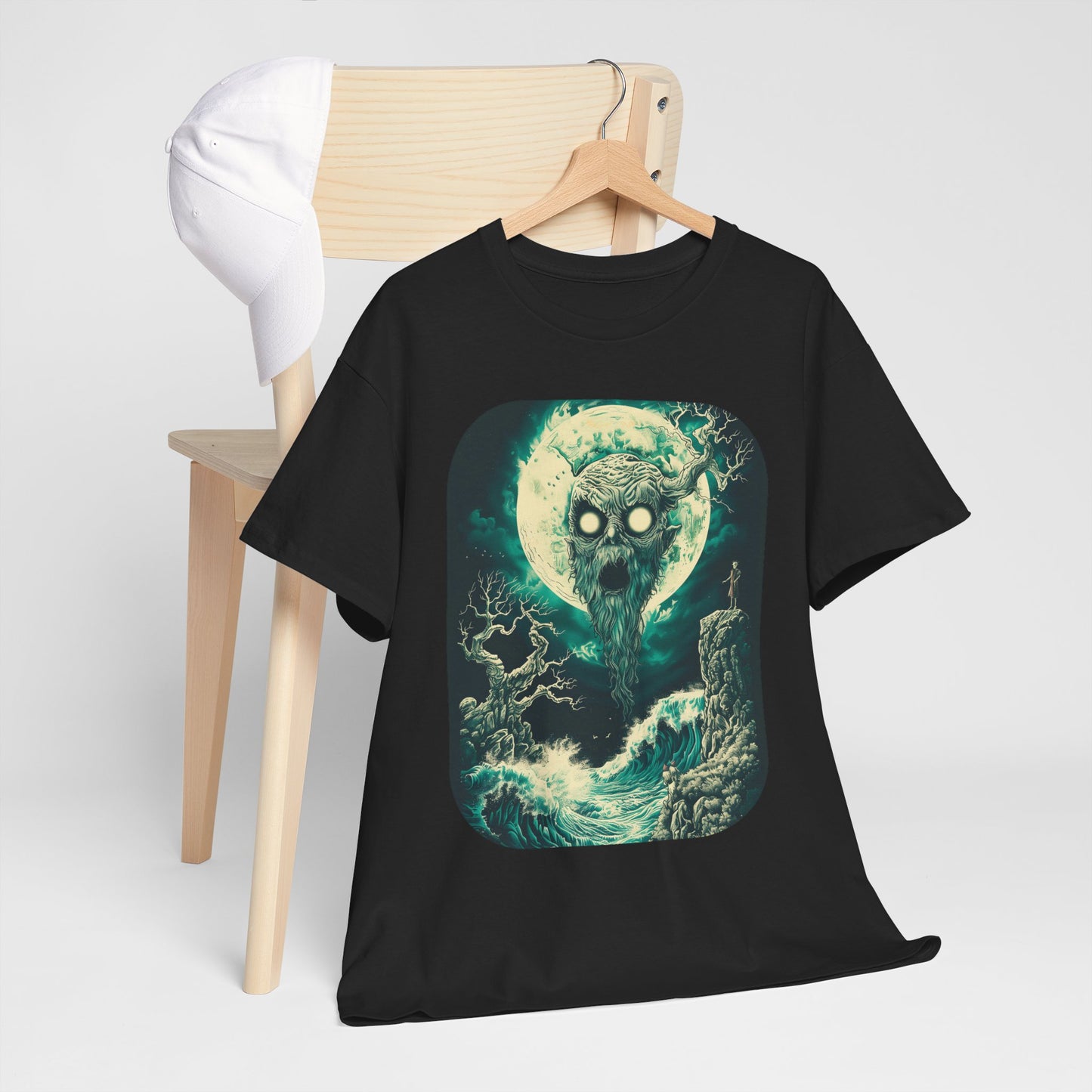 Fitzboyzprintz Nightmare Fantasy Basic Unisex Fashion Heavy Cotton Fabric Graphic Streetwear Tee Shirt