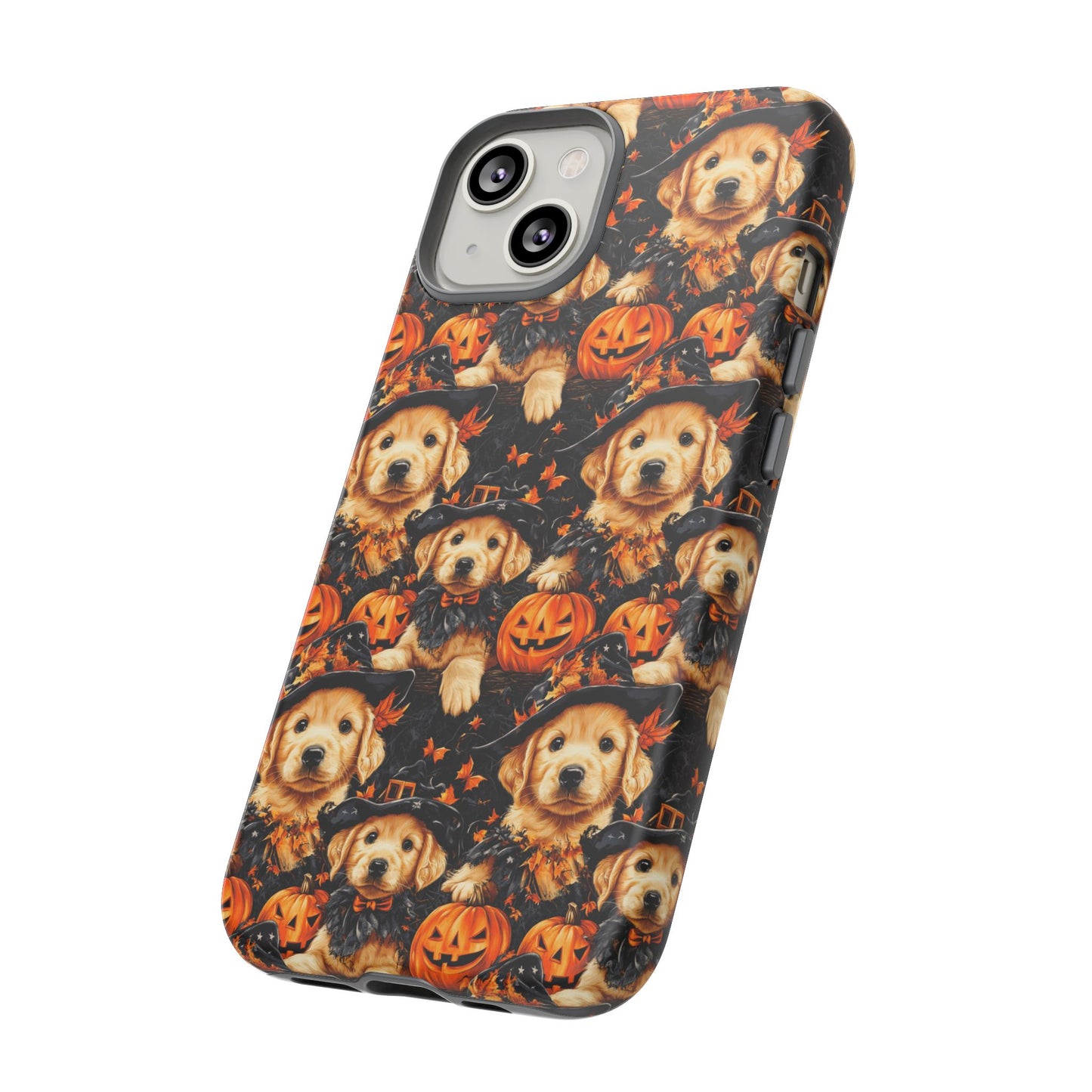 Happy Howl-O-Ween Golden Retriever Tough Case