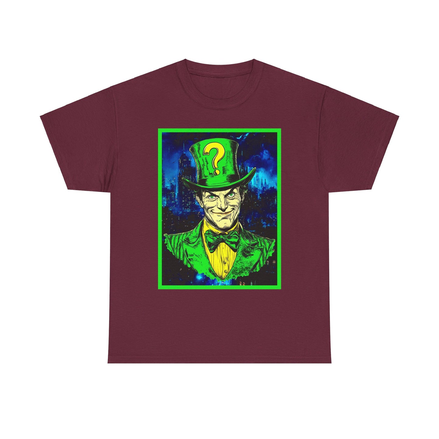 riddle me this Unisex Heavy Cotton Tee