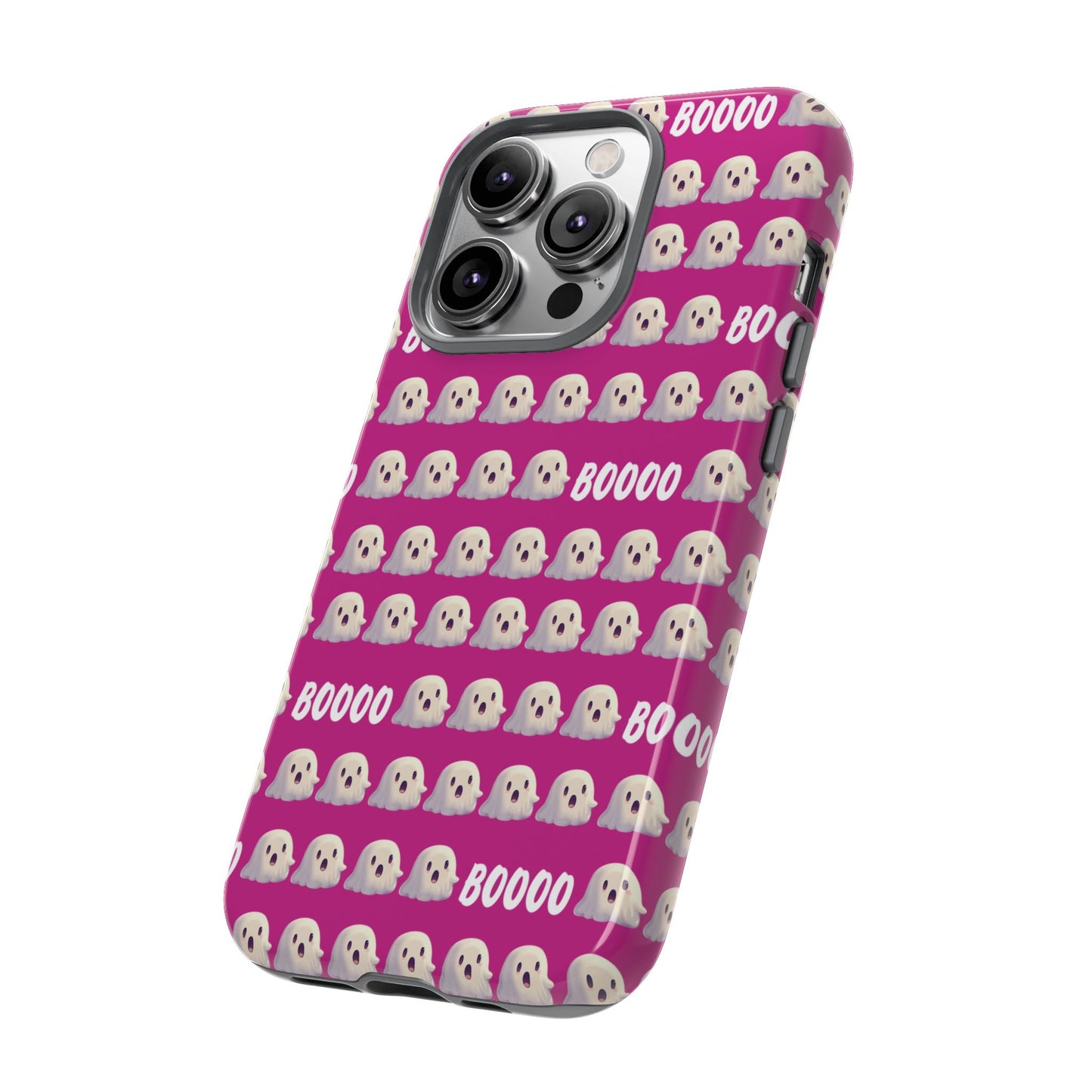 Pink Halloween Ghost Boos Tough Cases
