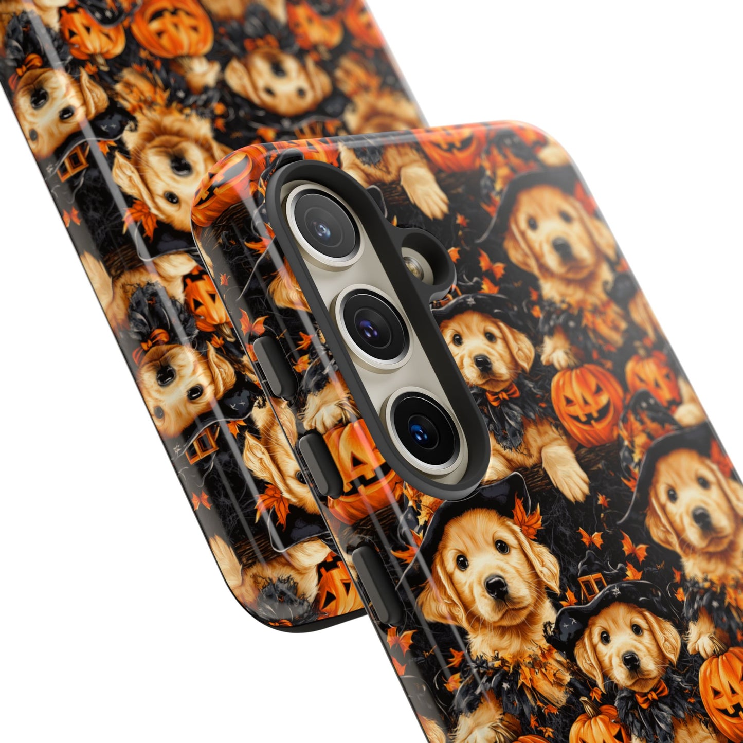 Happy Howl-O-Ween Golden Retriever Tough Case