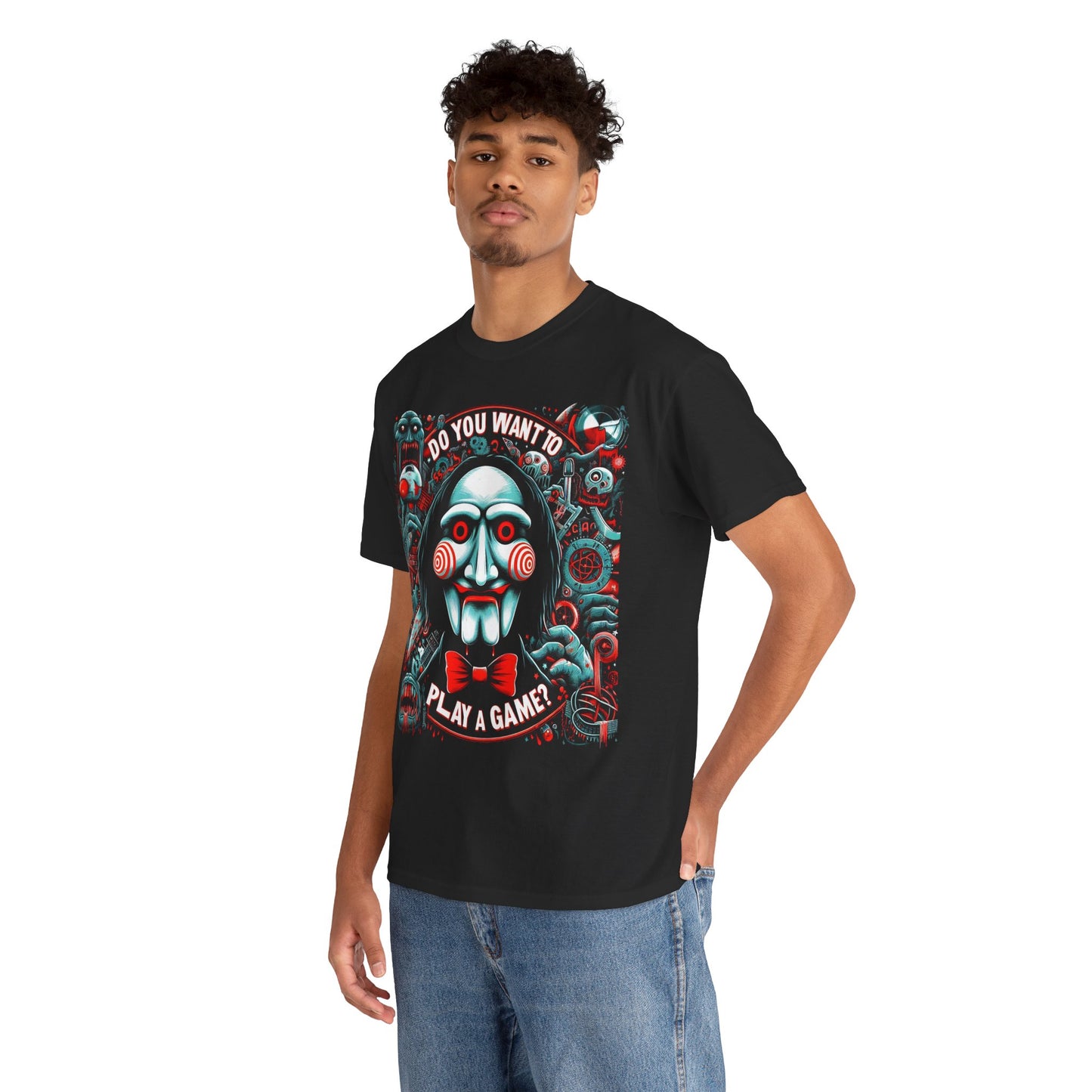 Do You Want To Play A Game Unisex Heavy Cotton Tee