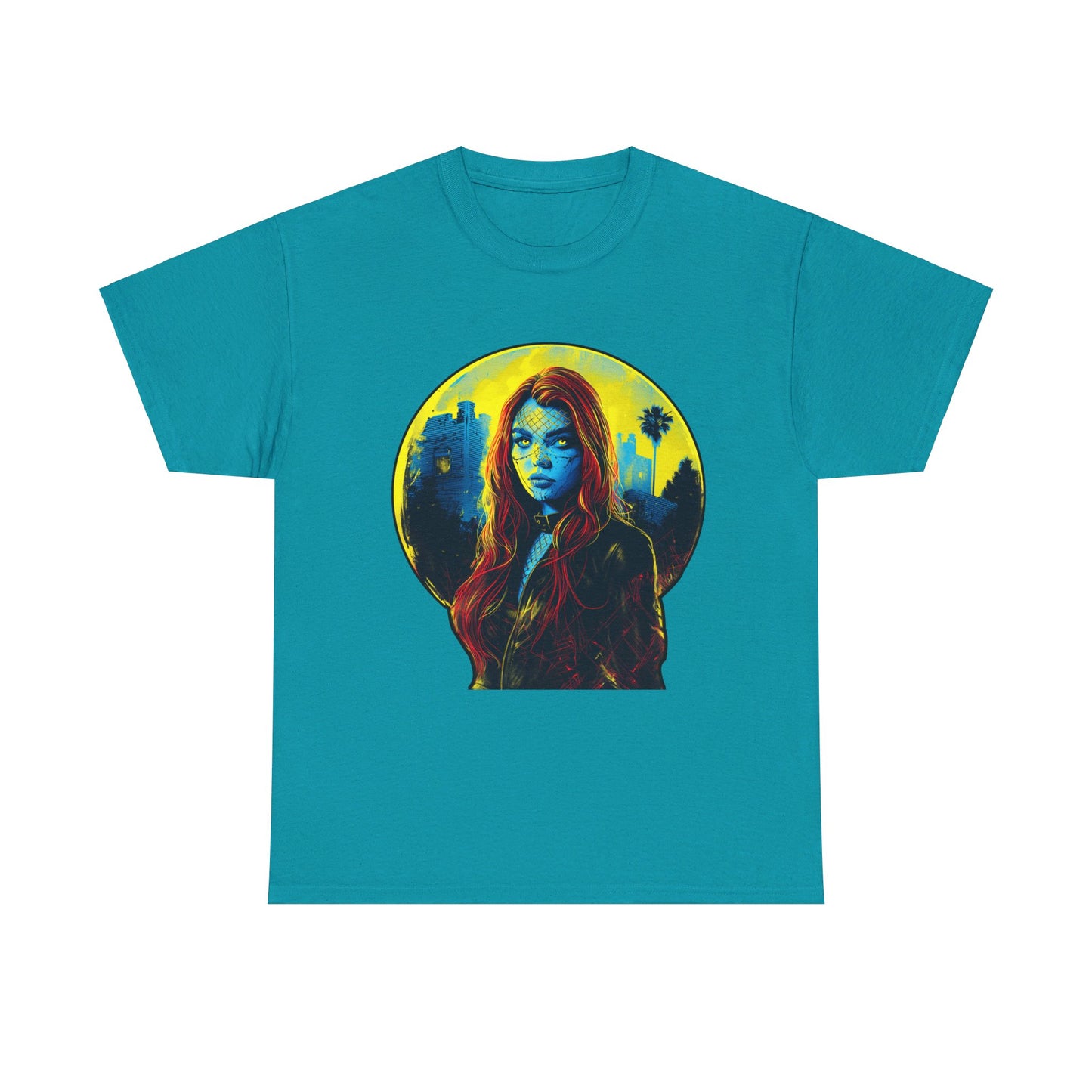 Fitzboyzprintz - Trouble in the City Unisex Heavy Cotton  Graphic Tee