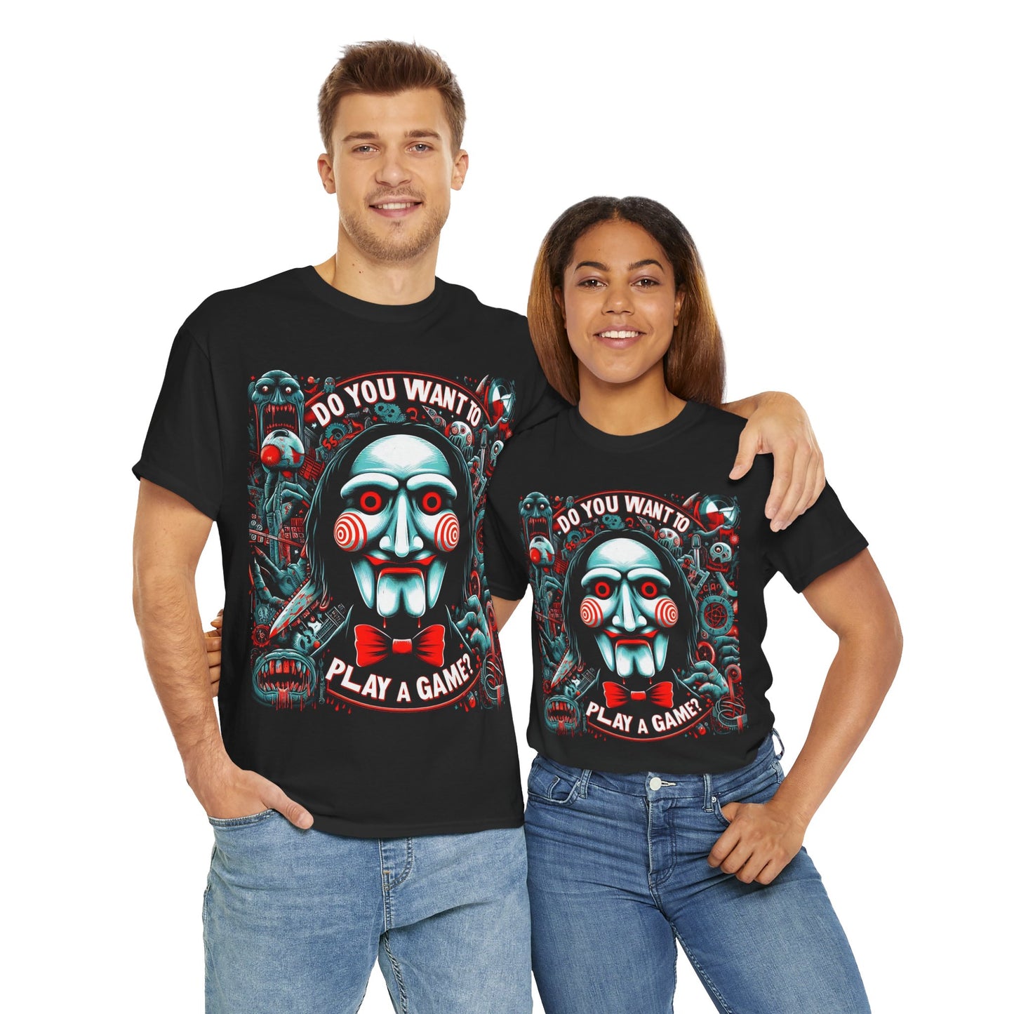 Do You Want To Play A Game Unisex Heavy Cotton Tee