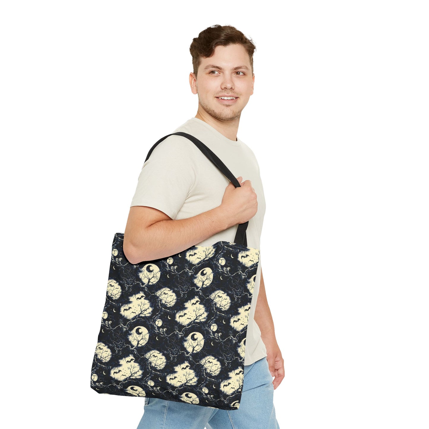 Bats and Moons Tote Bag
