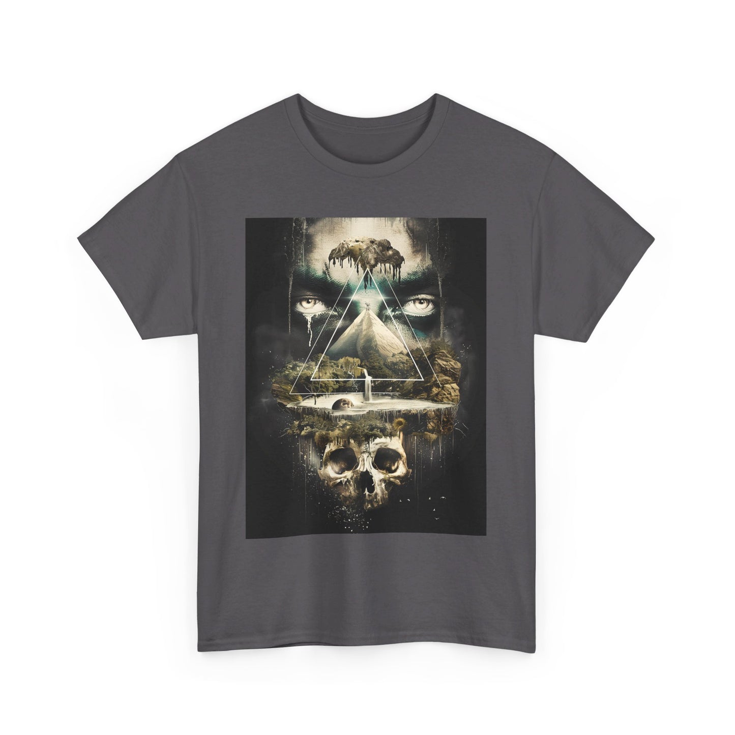 Fitzboyzprintz Eye Of The Illuminati Unisex Fashion Heavy Cotton Fabric Tee Shirt