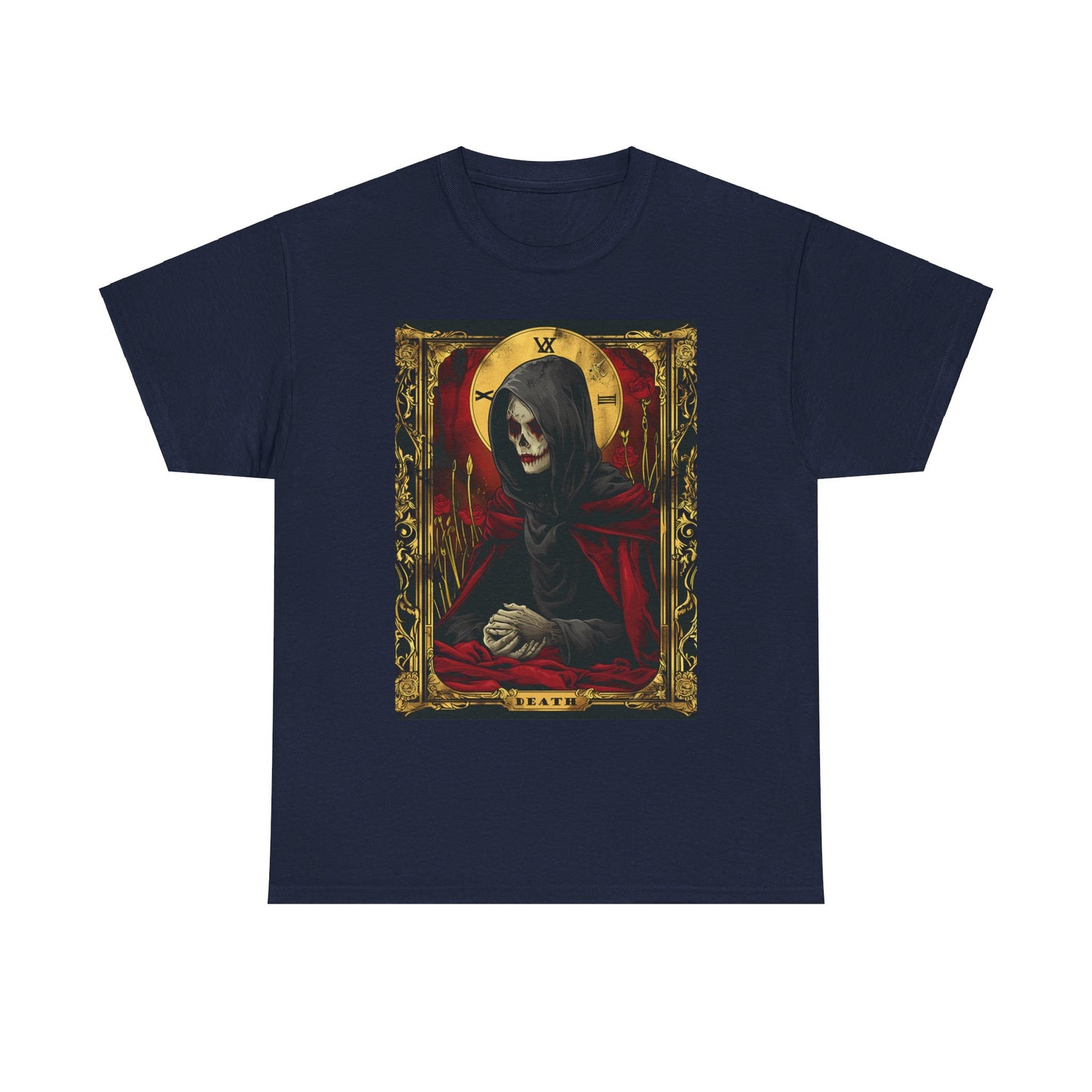 Fitzboyzprintz - Death Tarot Card Unisex Heavy Cotton Shirt