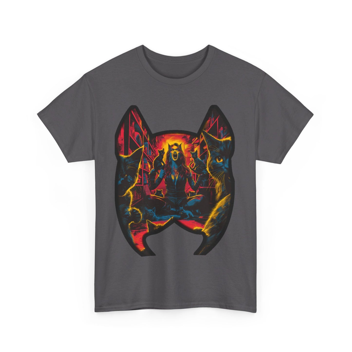 Fitzboyzprintz - Catwoman Unmasked Unisex Heavy Cotton Graphic Tee