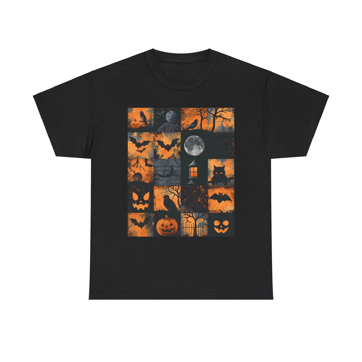 Halloween Mood Board Unisex Heavy Cotton Tee