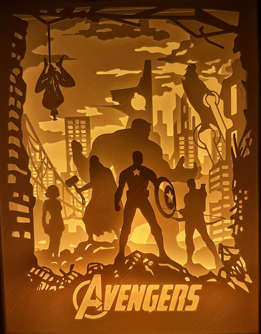 Avengers Light Box